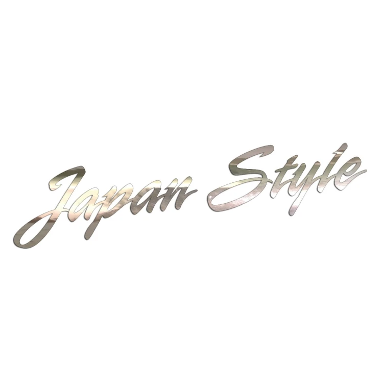 Naklejka JAPAN STYLE do Honda Subaru - JDM / Tuning - Na Auto / Szybę - chrom