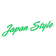 Naklejka JAPAN STYLE do Kawasaki Yamaha - JDM / Tuning - Na Auto / Szybę - zielony neon