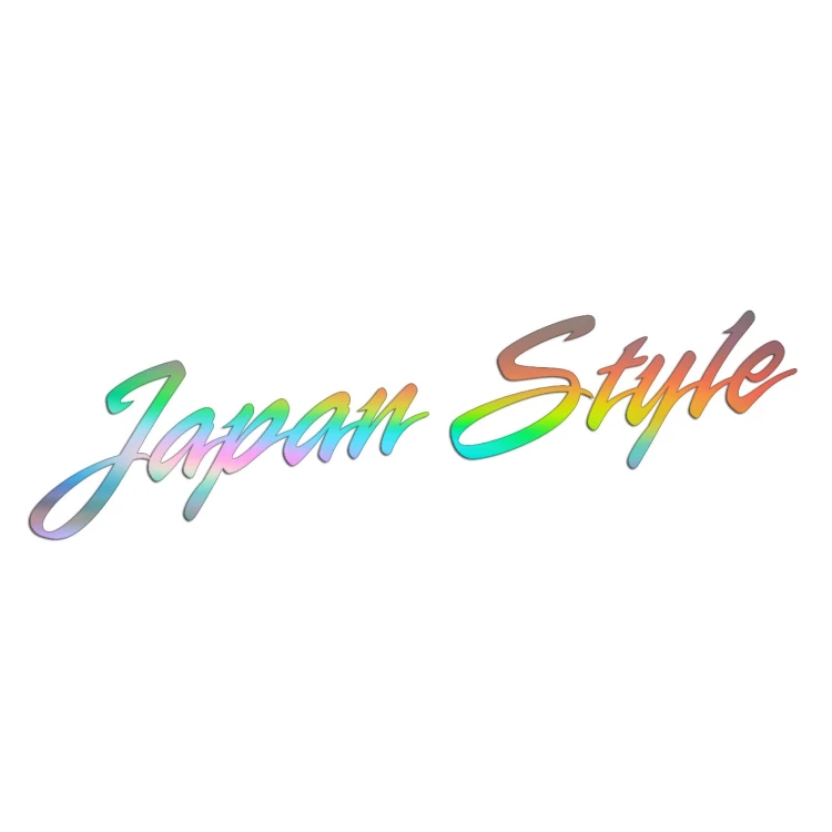 Naklejka JAPAN STYLE do Honda Subaru - JDM / Tuning - Na Auto / Szybę - holograficzna