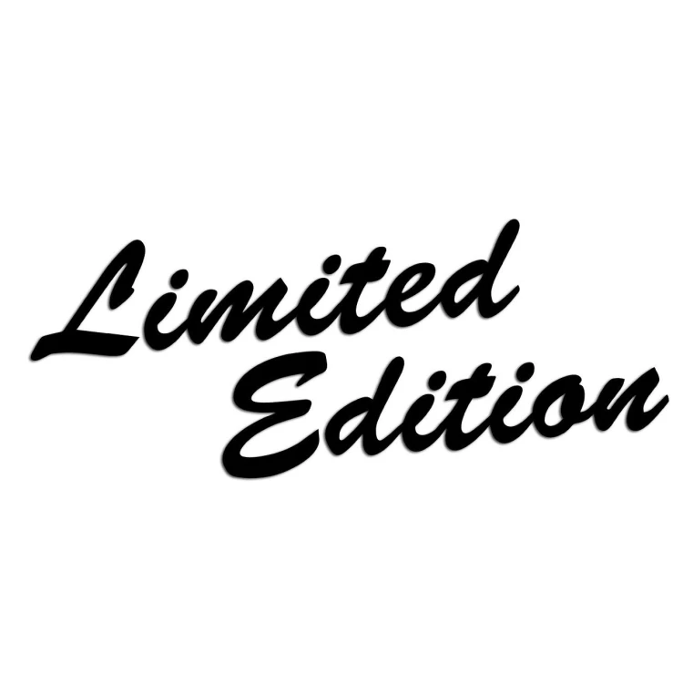 Naklejka LIMITED EDITION Napis - Edycja Limitowana - Na Auto / Szybę - Czarna