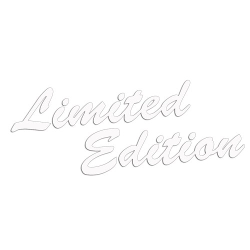 Naklejka LIMITED EDITION Napis - Edycja Limitowana - Na Auto / Szybę - biała