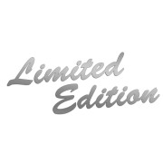 Naklejka LIMITED EDITION Napis - Edycja Limitowana - Na Auto / Szybę - srebrna