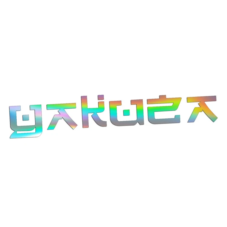 Naklejka YAKUZA Napis Japoński - JDM / Tuning - Na Auto / Szybę - holograficzna