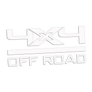 Naklejka 4x4 OFF ROAD - Auto Terenowe / SUV / Pickup - Na Auto - biała