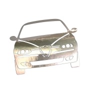 Naklejka ALFA ROMEO 156 PRZÓD - Na Auto / Szybę / Meble - chrom