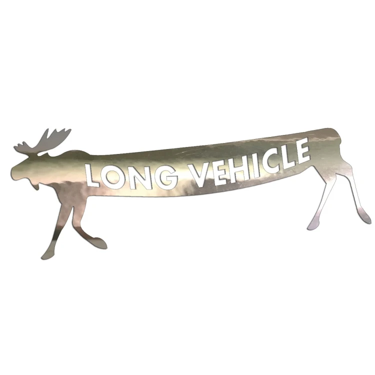 Naklejka na auto Long Vehicle łoś Volvo Saab Scania wlepka chrom
