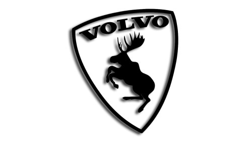 Naklejka łoś Volvo