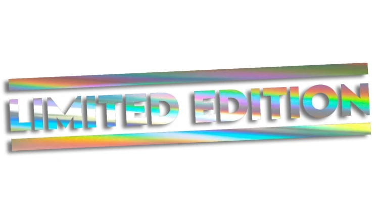 naklejka limited edition paski holograficzna.jpg