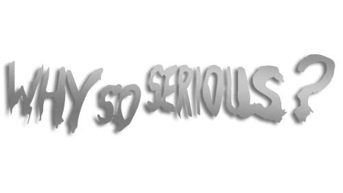 naklejka why so serious srebrna.jpg