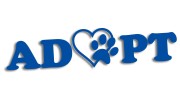 naklejka adopt adoptuj kot pies niebieska.jpg