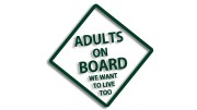 naklejka adults on board ciemny zielony.jpg