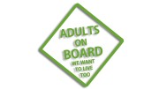 naklejka adults on board jasny zielony.jpg